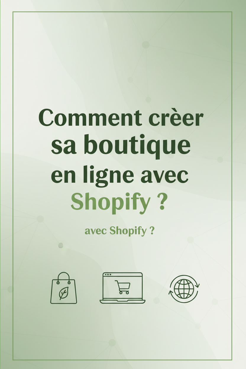 Comment créer sa boutique en ligne avec Shopify ?
