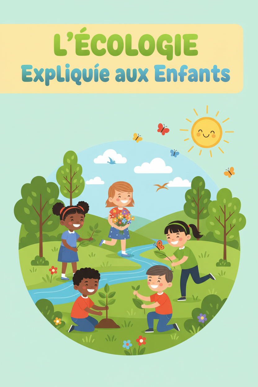 Couverture L'Écologie Expliquée aux Enfants