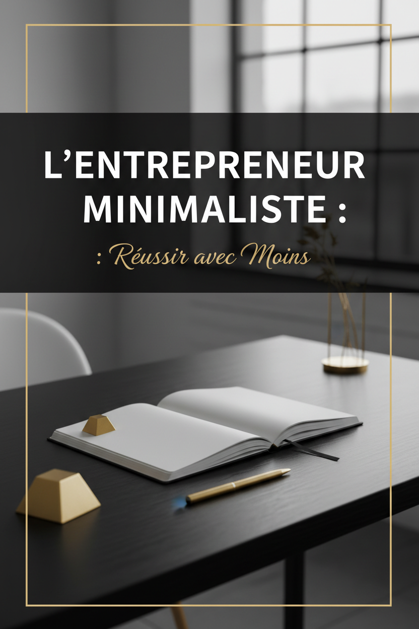Couverture L'Entrepreneur Minimaliste