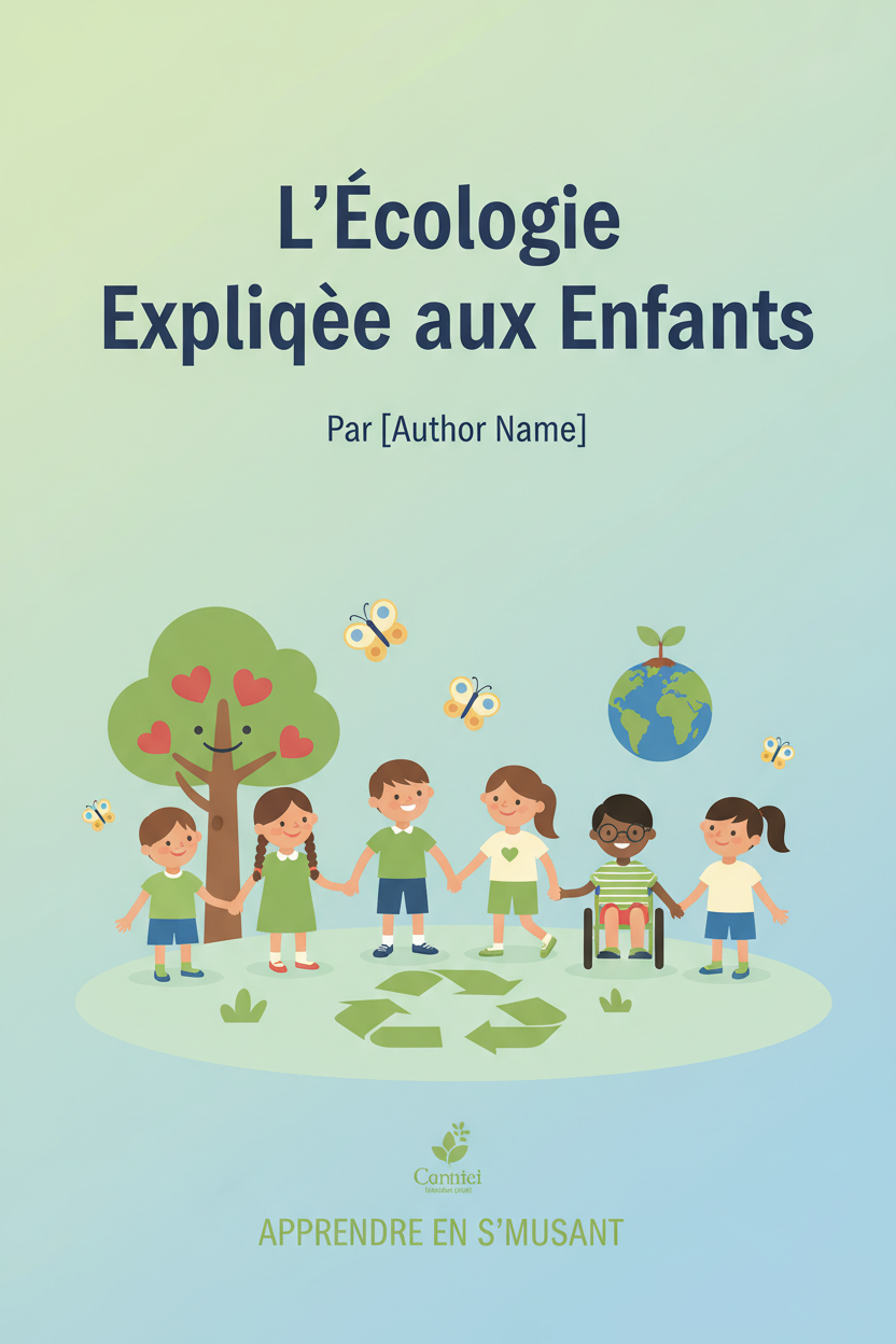 Couverture e-book L'Écologie Expliquée aux Enfants