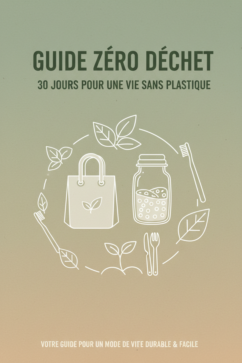 Couverture e-book Guide Zéro Déchet - 30 jours pour une vie sans plastique