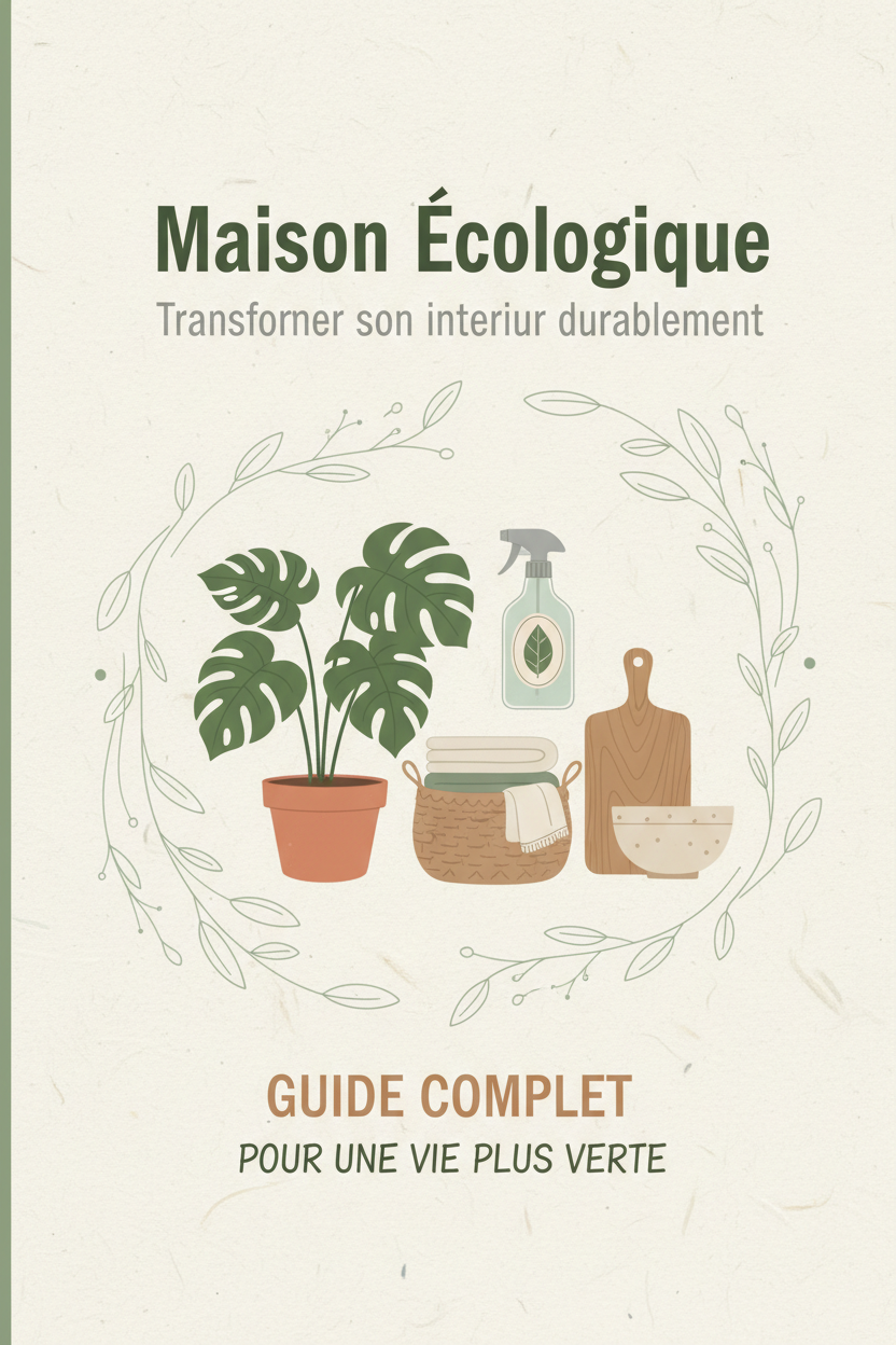 Couverture e-book Maison Écologique - Transformer son intérieur durablement