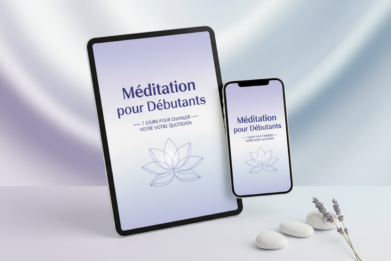 Méditation pour Débutants - Mockup