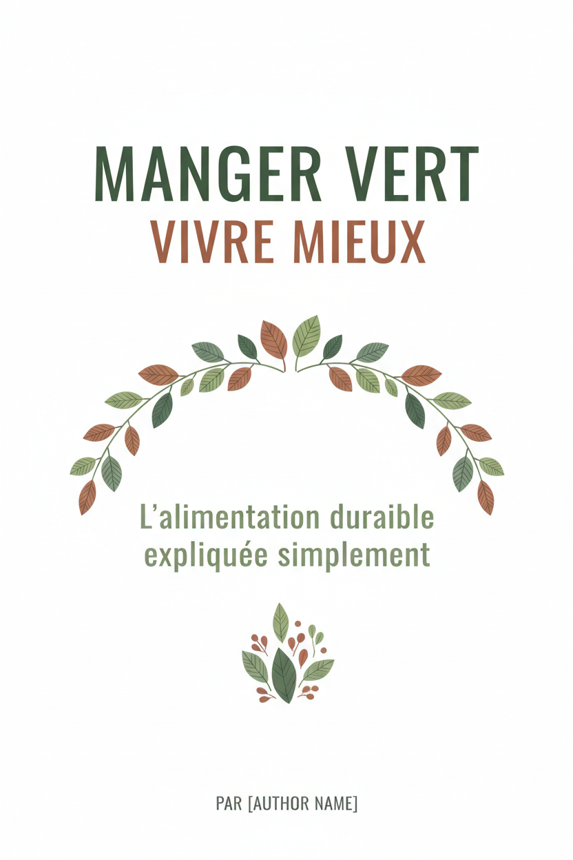 Manger Vert, Vivre Mieux – Couverture Ebook